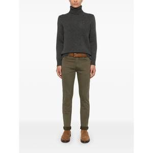 NEW POLO RALPH LAUREN wool cash rollneck sweater in grey